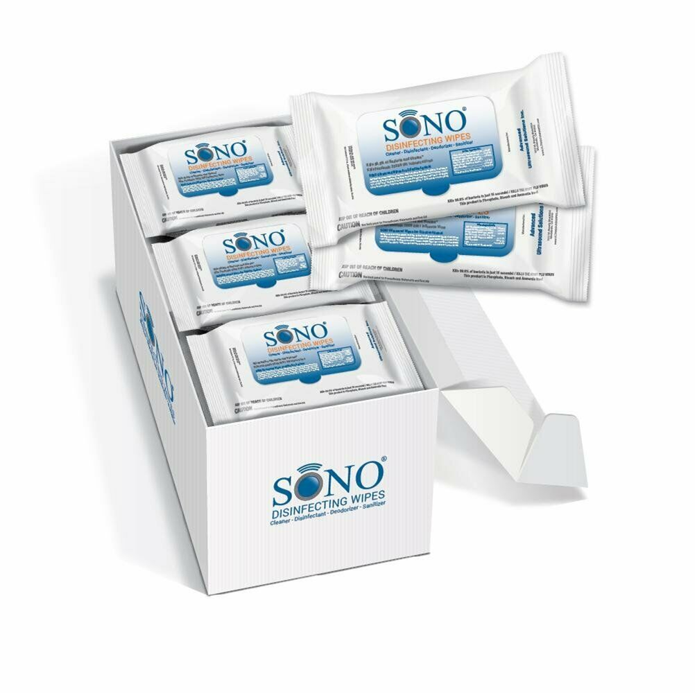 SONO4094 SONO® Healthcare USA made disinfectant surface wipes in 20 count resealable pack